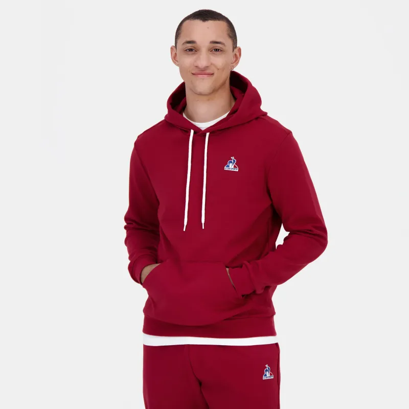 2510030-ESS Hoody N°1 M rio red | Sweat à capuche Homme sold by Le Coq Sportif