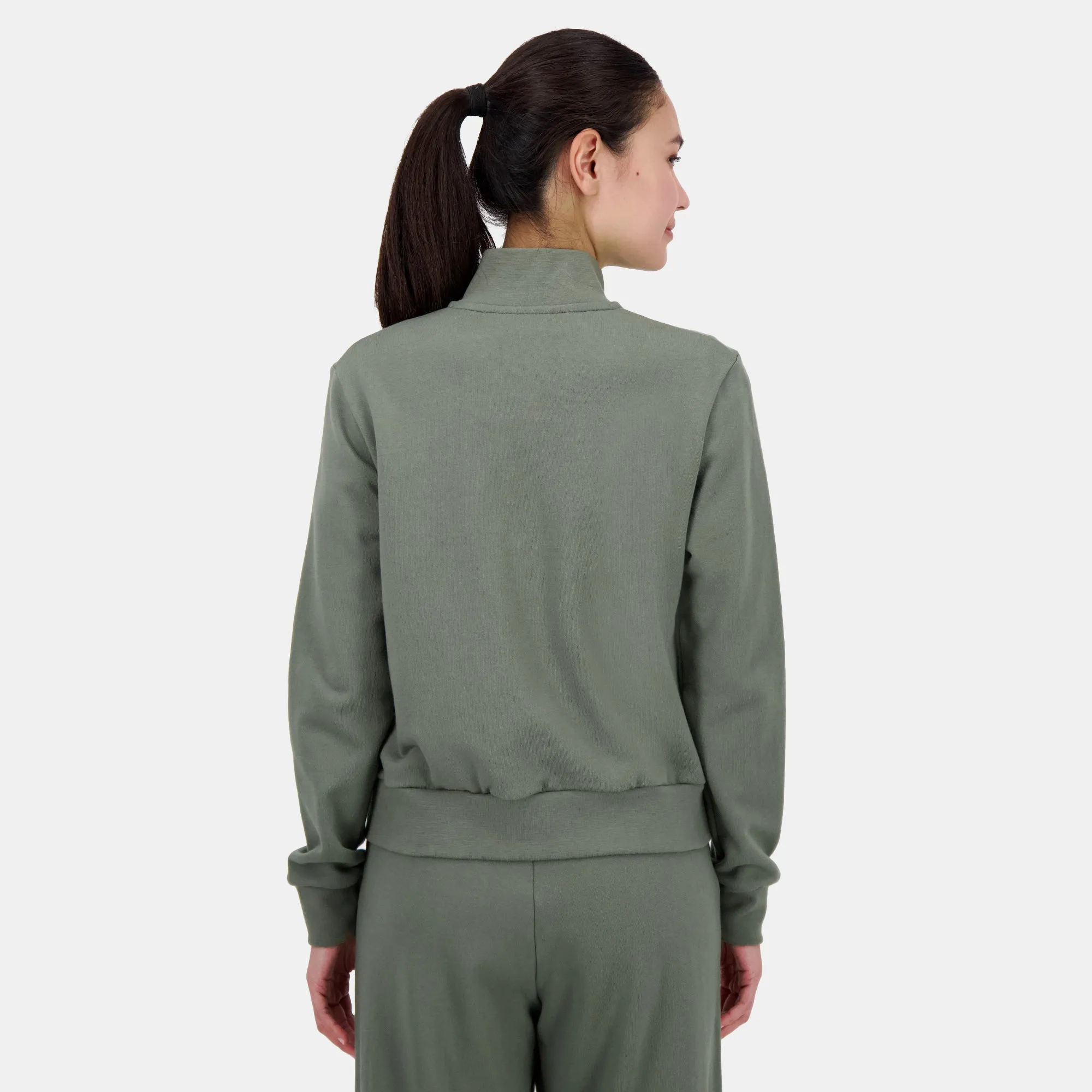 2520373-CONTEMPORAIN SP FZ Sweat N°1 W tea leaf | Sweat Femme sold by Le Coq Sportif product image thumbnail 2