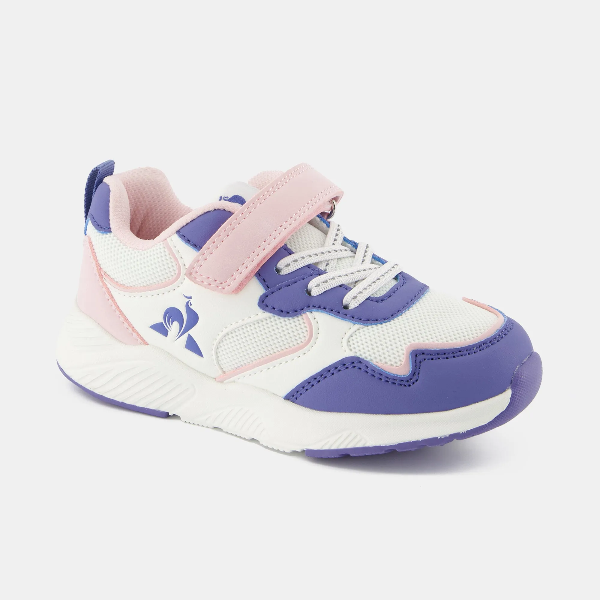 2422741-LCS RUNNER GIRL PS optical white/purple | Chaussures LCS RUNNER GIRL PS Enfant sold by Le Coq Sportif product image thumbnail 2