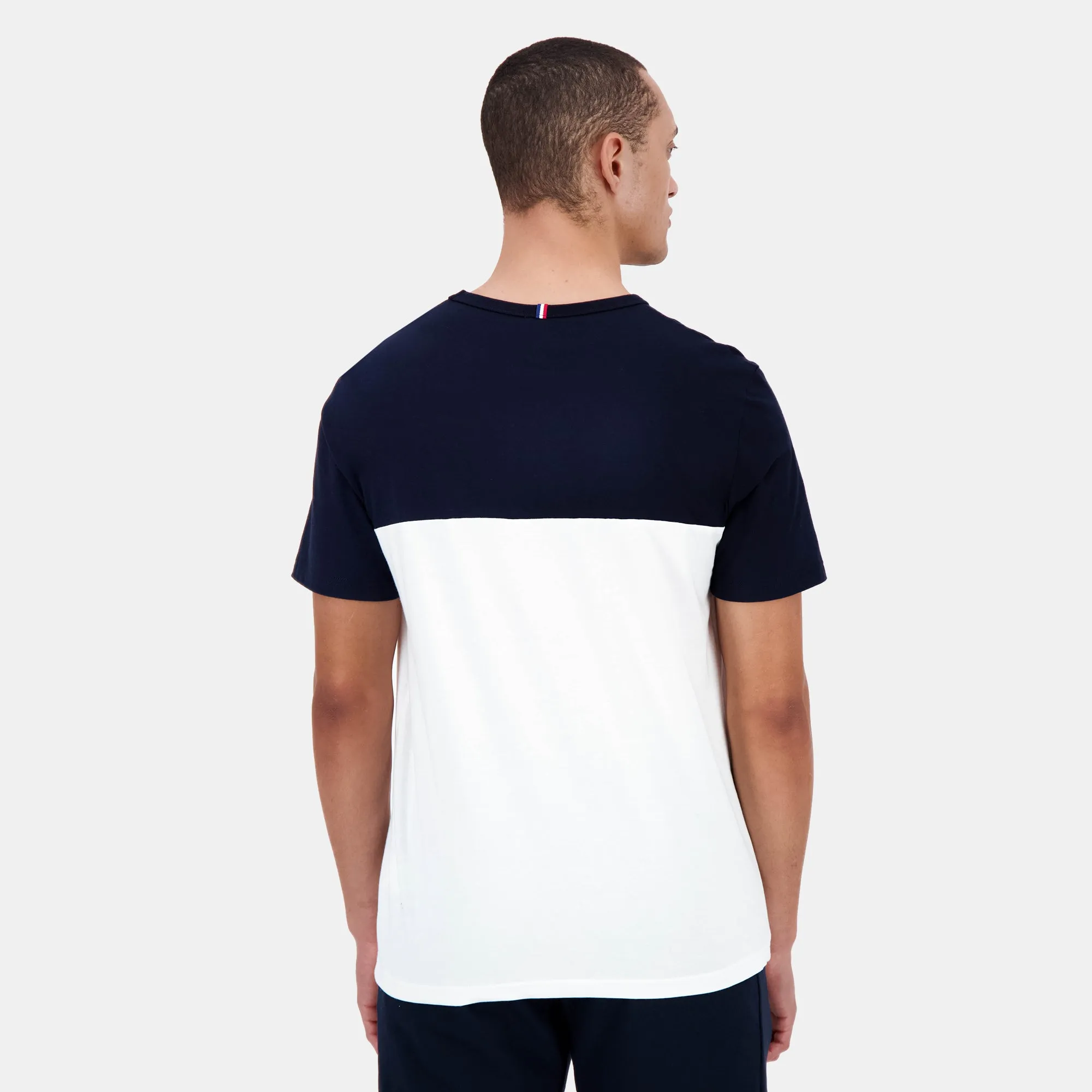 2520812-TRI SP Tee SS N°2 M marshmallow/sky capt | T-shirt Homme sold by Le Coq Sportif product image thumbnail 4