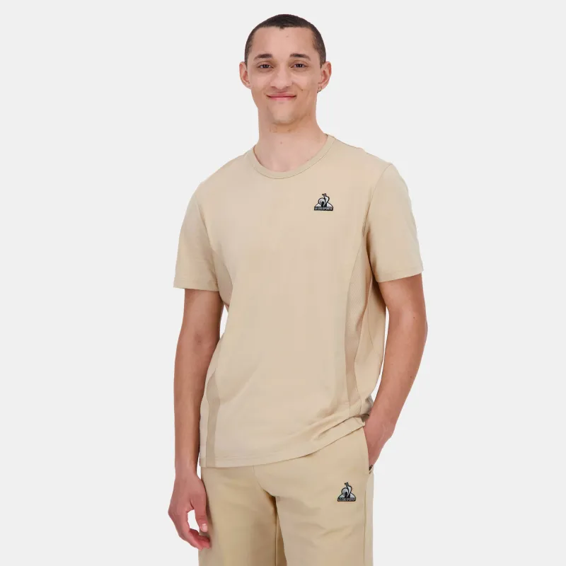 2520489-TECH SP Tee SS N°2 M safari | T-shirt Homme sold by Le Coq Sportif