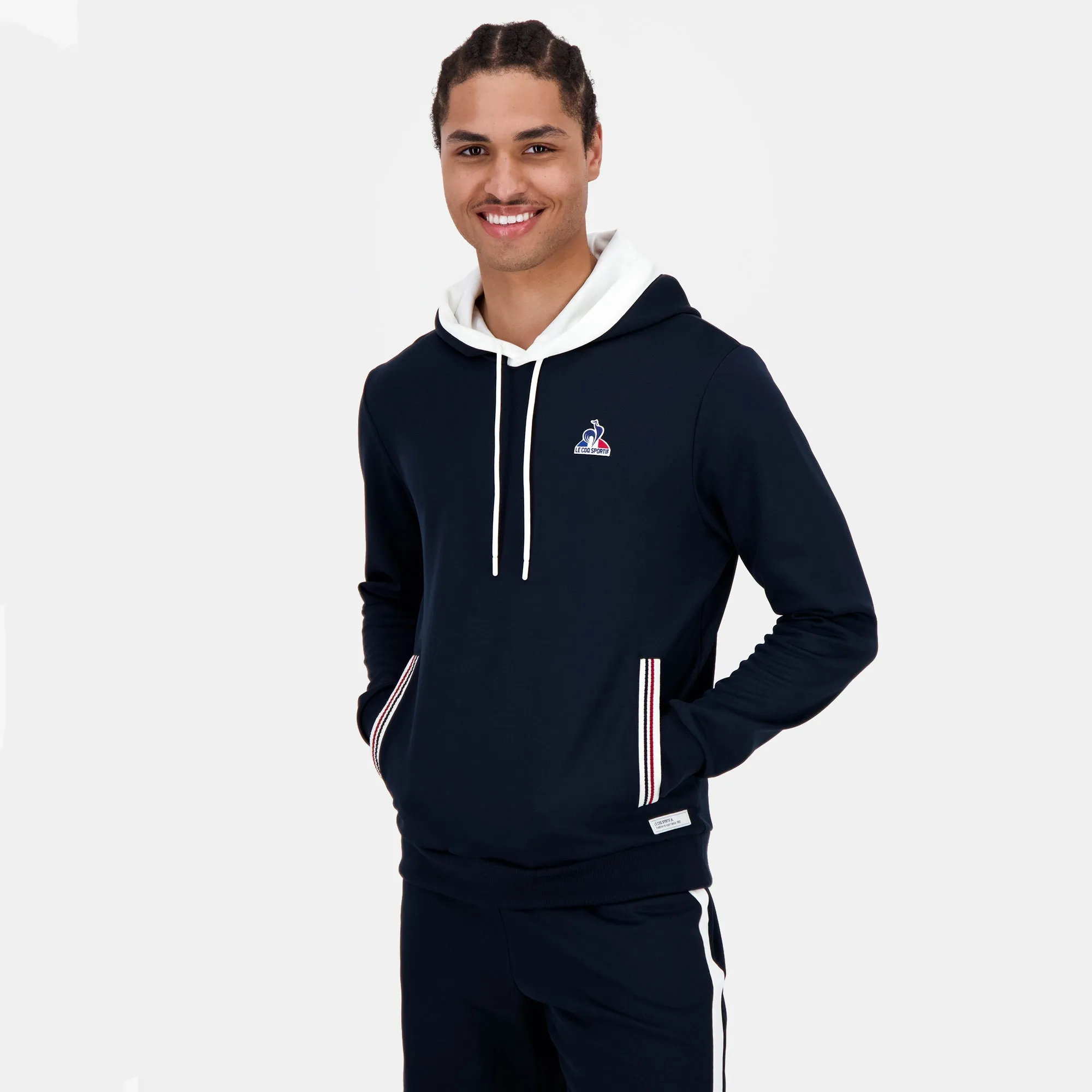 2520434-TRI LF Hoody N°1 M sky captain | Sweat à capuche Homme sold by Le Coq Sportif