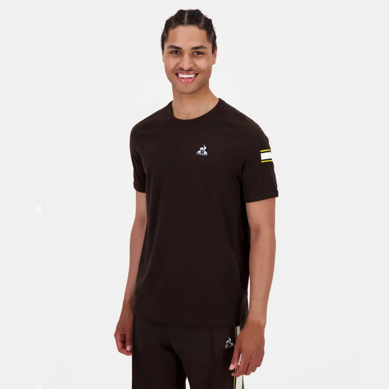 2520879-HERITAGE LF Tee SS N°1 M molé | T-shirt Homme sold by Le Coq Sportif