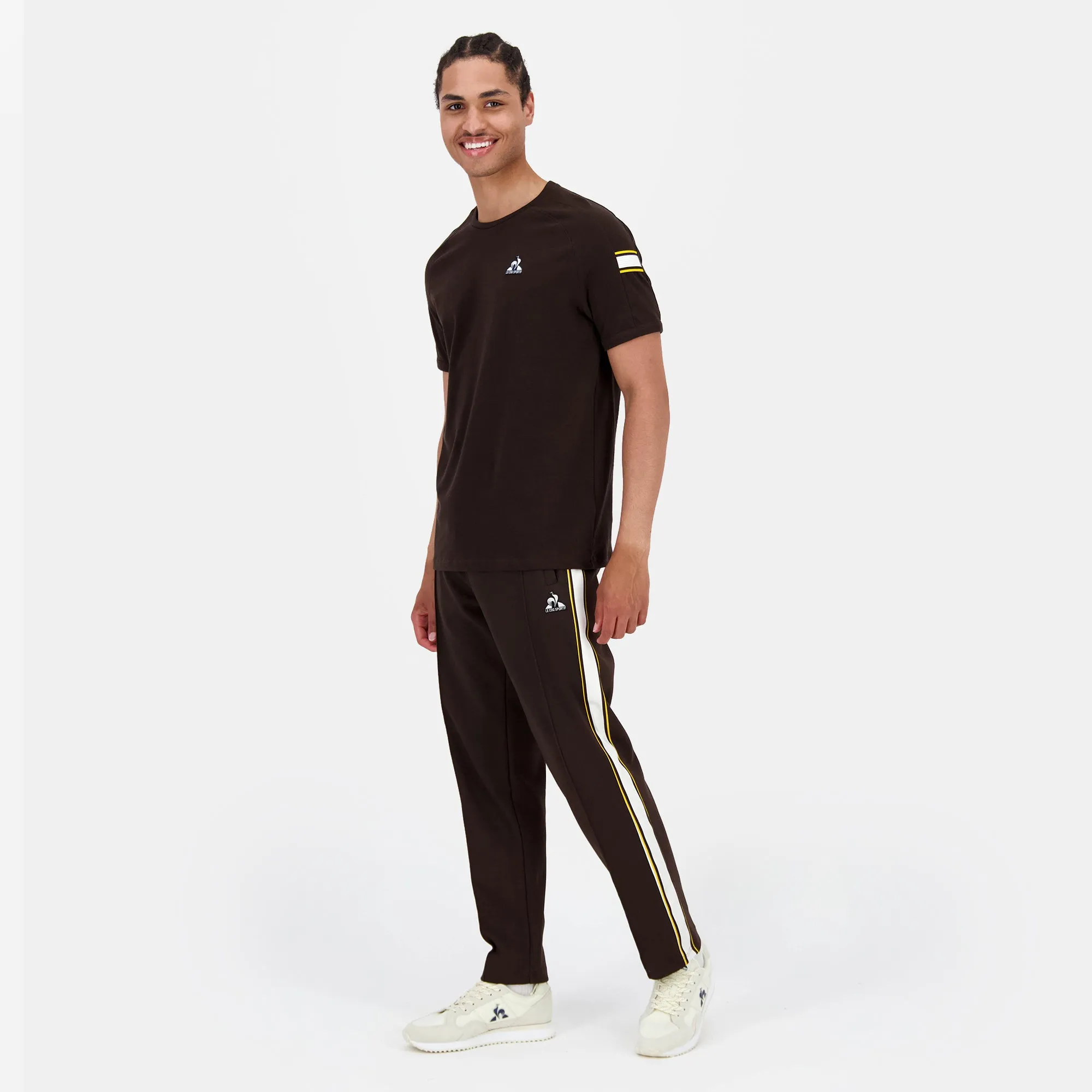 2520879-HERITAGE LF Tee SS N°1 M molé | T-shirt Homme sold by Le Coq Sportif product image thumbnail 3