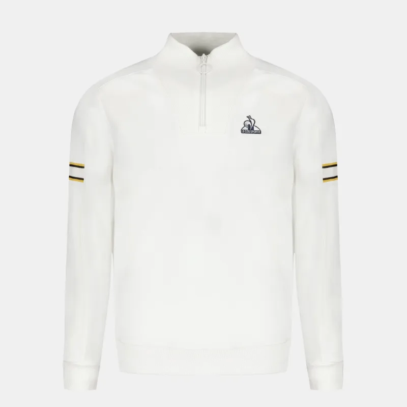Sweat demi-zip en double face made by Le Coq Sportif