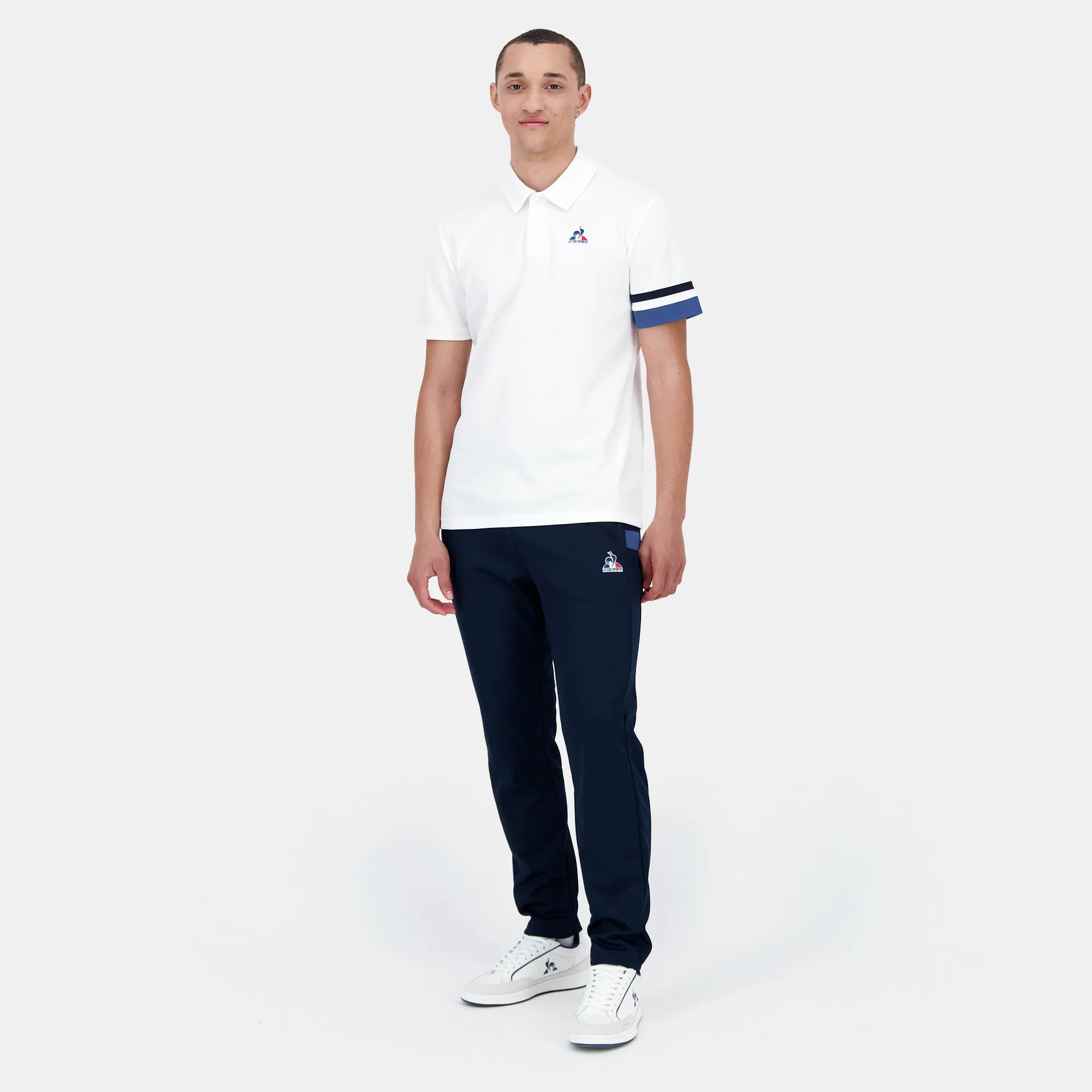 2520487-HERITAGE SP Polo SS N°1 M marshmallow | Polo Homme sold by Le Coq Sportif product image thumbnail 3