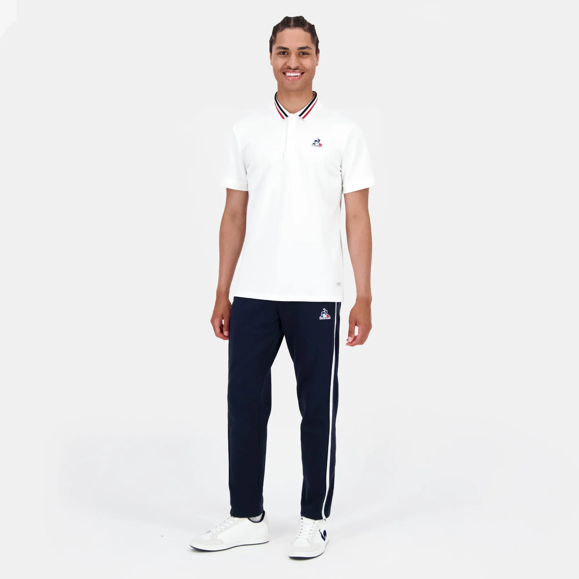 2520597-TRI LF Polo N°2 M marshmallow | Polo Homme sold by Le Coq Sportif product image thumbnail 3