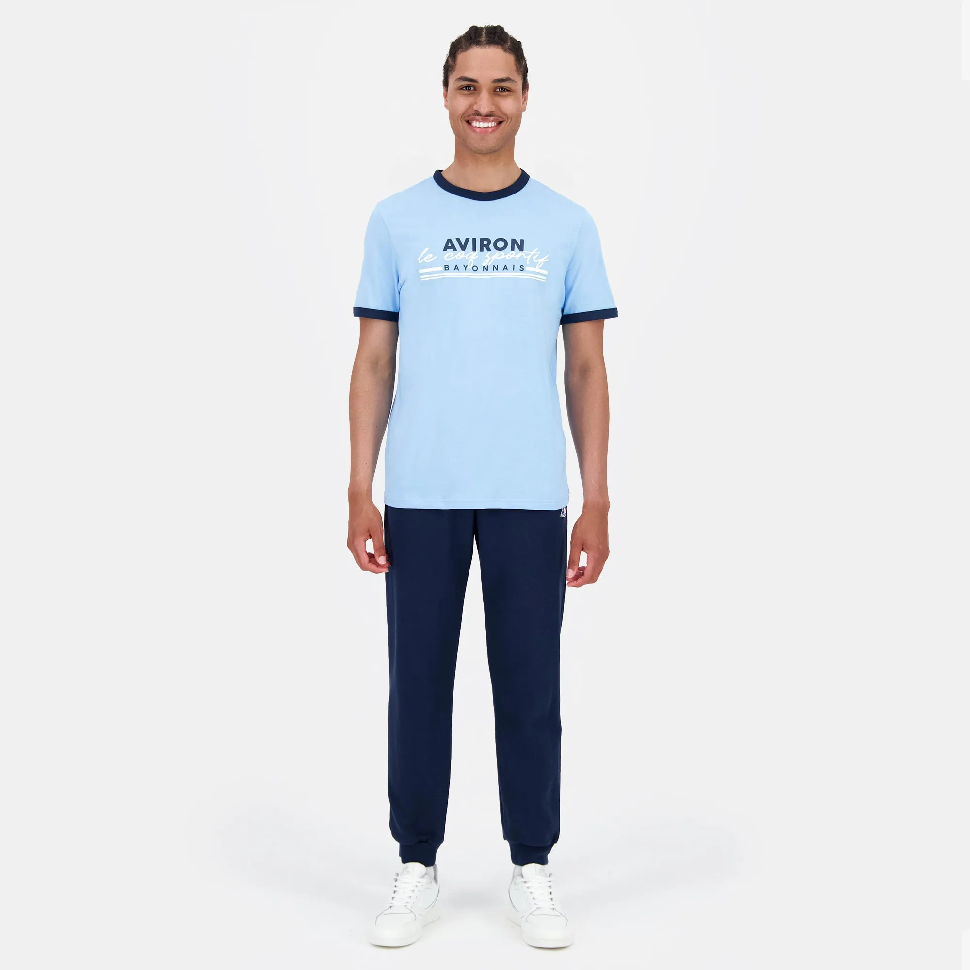 2520795-AB FANWEAR Tee SS N°2 M fly blue | T-shirt Homme sold by Le Coq Sportif product image thumbnail 5