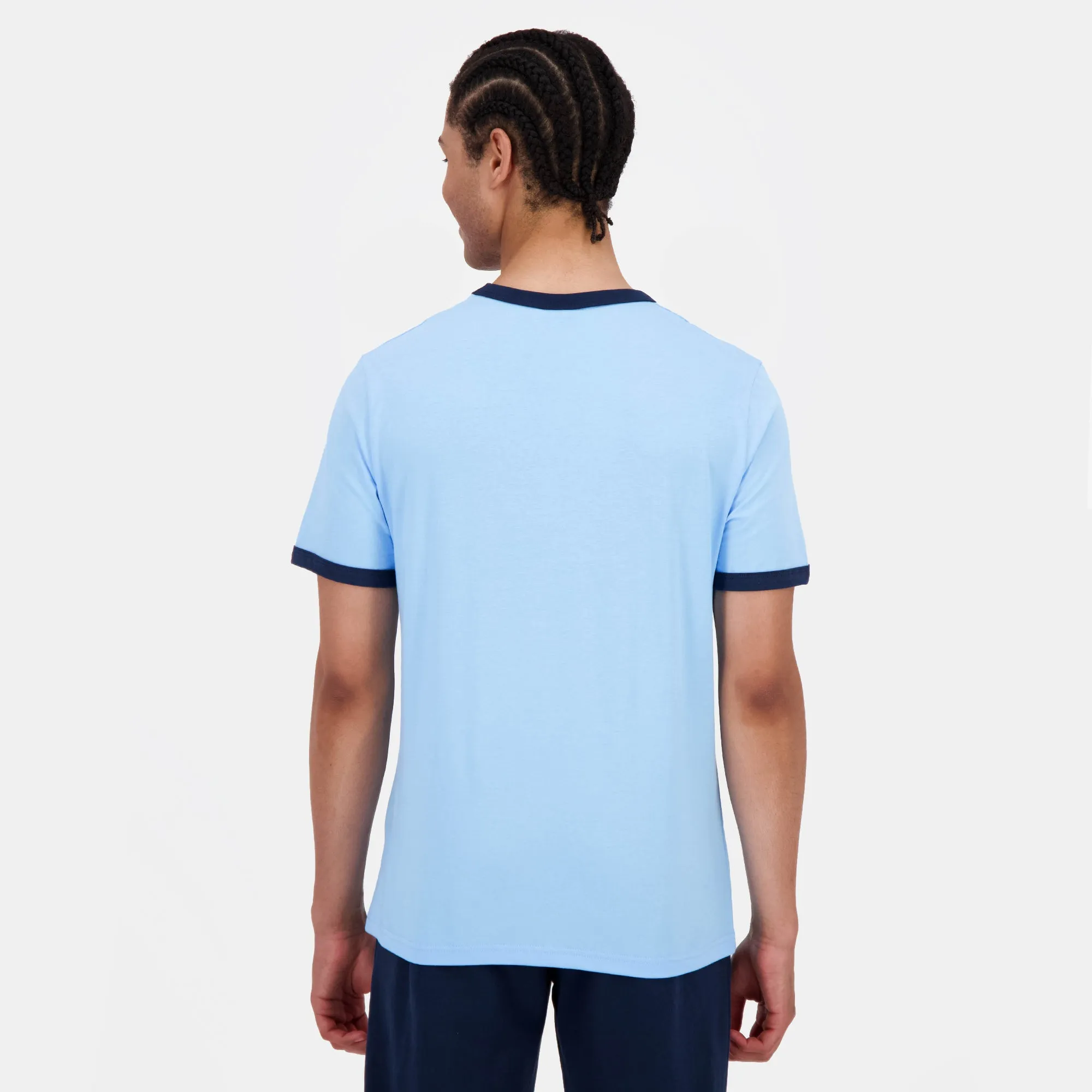 2520795-AB FANWEAR Tee SS N°2 M fly blue | T-shirt Homme sold by Le Coq Sportif product image thumbnail 4