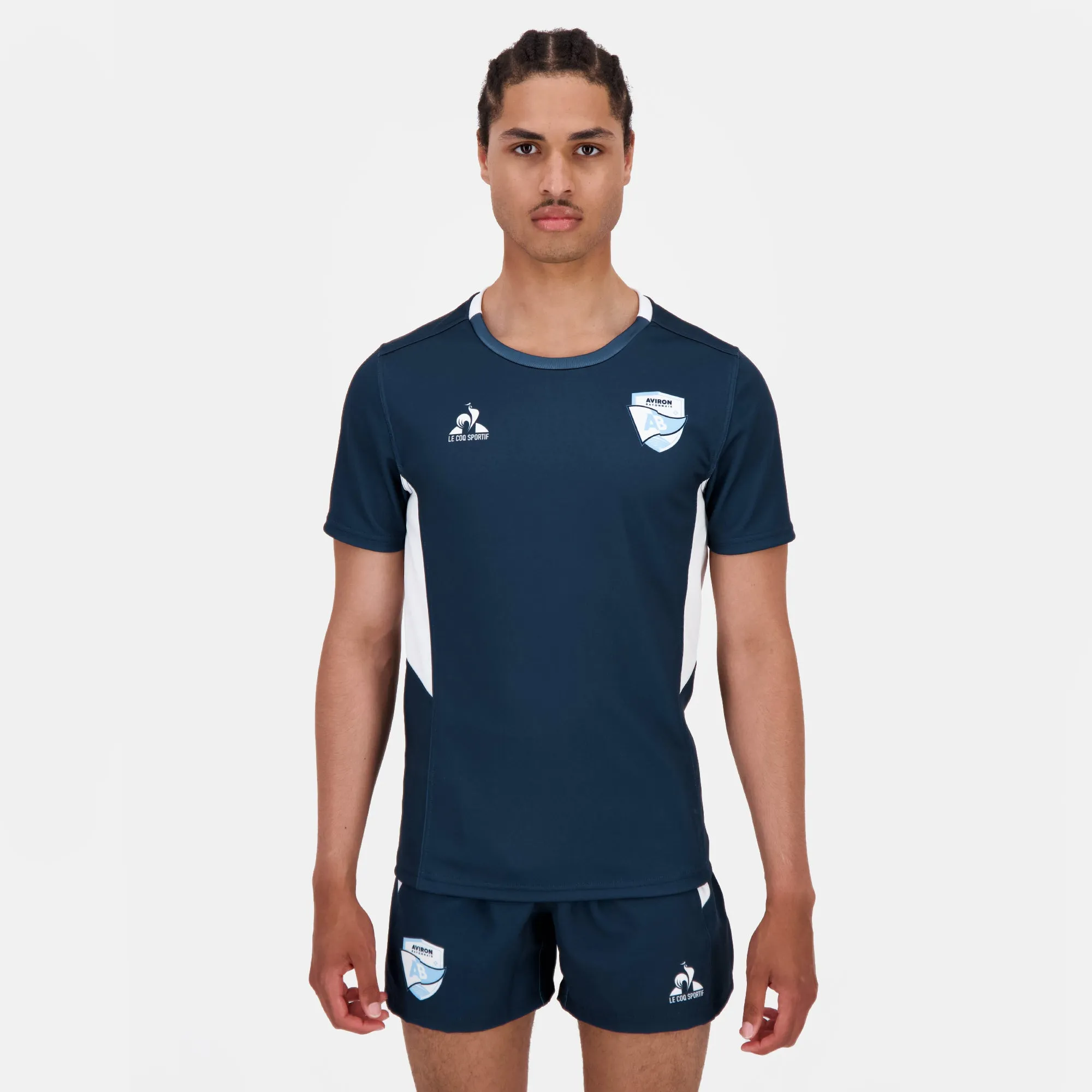 2520291-AB TRAINING Jersey SS M dress blues | T-shirt Homme sold by Le Coq Sportif