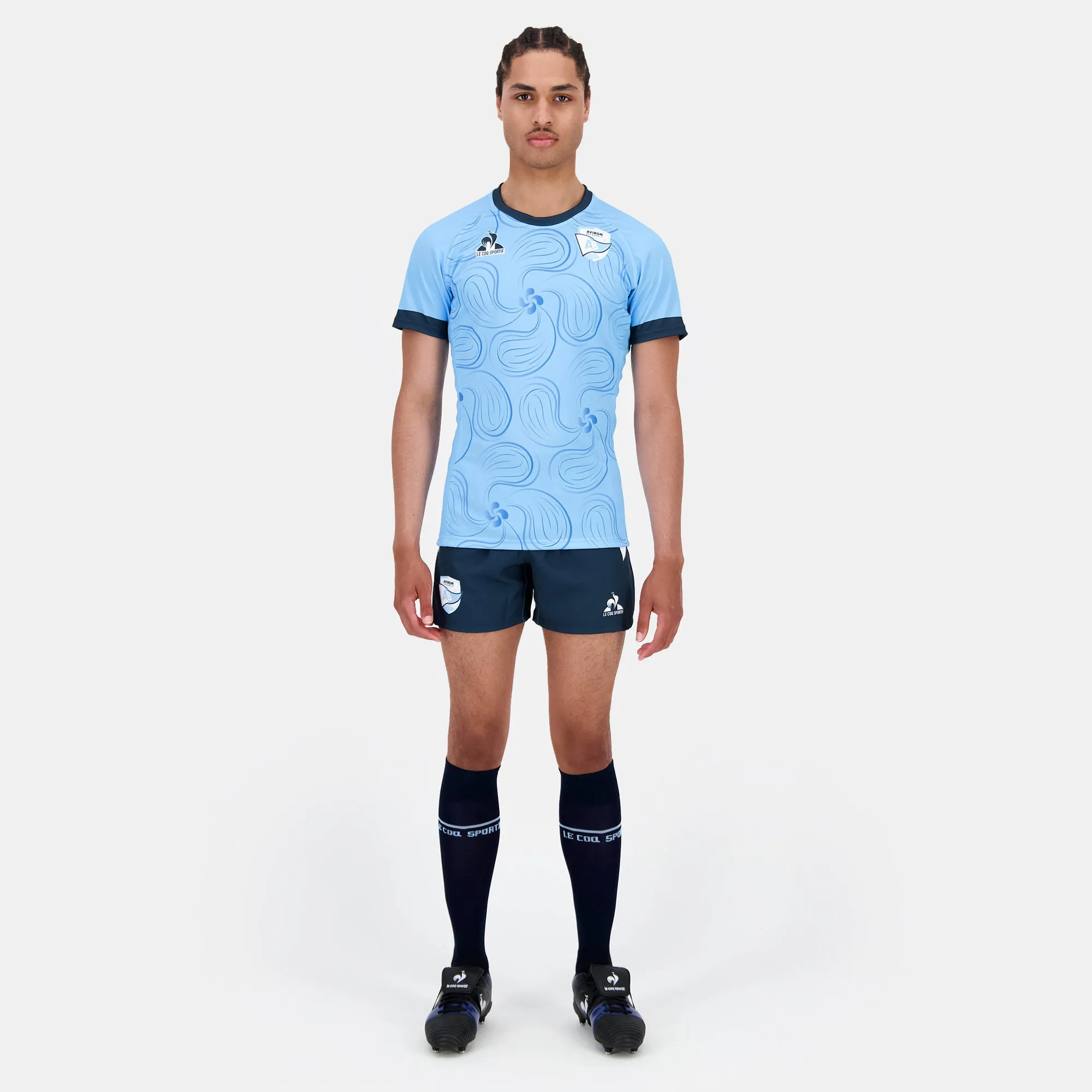 2520289-AB MAILLOT Pre-match SS M fly blue | Maillot Homme sold by Le Coq Sportif product image thumbnail 5