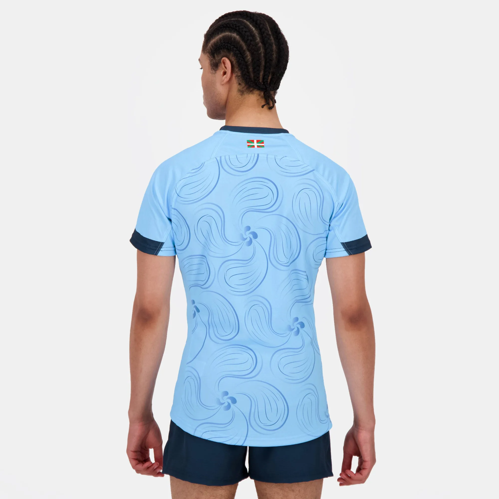 2520289-AB MAILLOT Pre-match SS M fly blue | Maillot Homme sold by Le Coq Sportif product image thumbnail 4