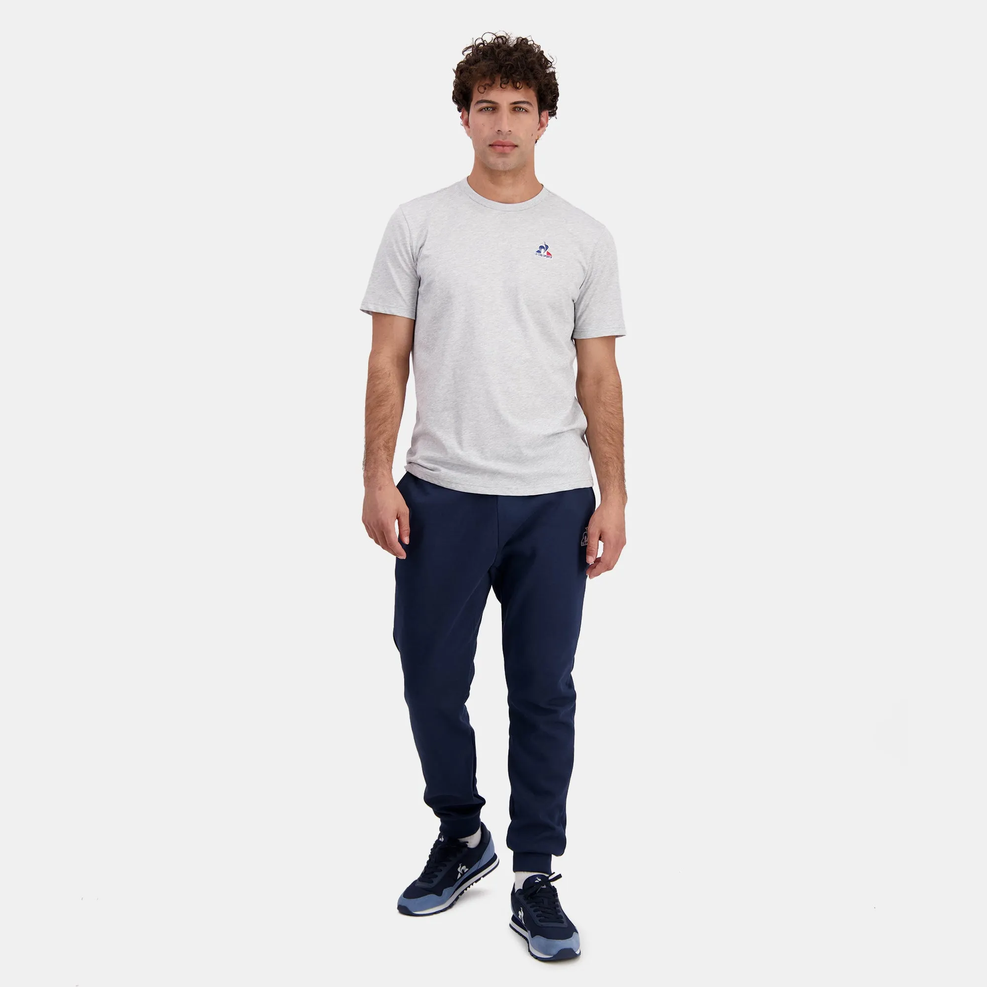 2423181-ESS Pant Regular N°1 M dress blues | Pantalon Regular bleu marine Homme sold by Le Coq Sportif product image thumbnail 3