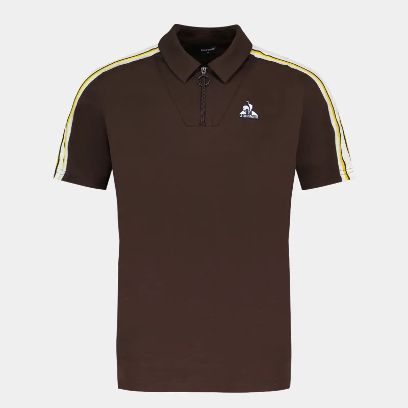 2520887-HERITAGE LF Polo SS N°2 M molé | Polo Homme made by Le Coq Sportif