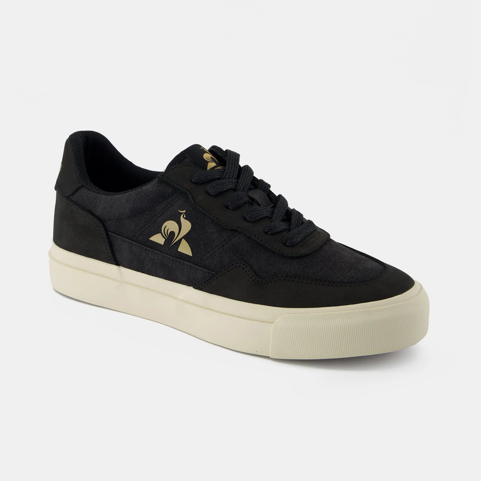 2520541-LCS OLLIE WAXY CANVAS black/gold | Chaussures LCS OLLIE WAXY CANVAS Homme sold by Le Coq Sportif product image thumbnail 2