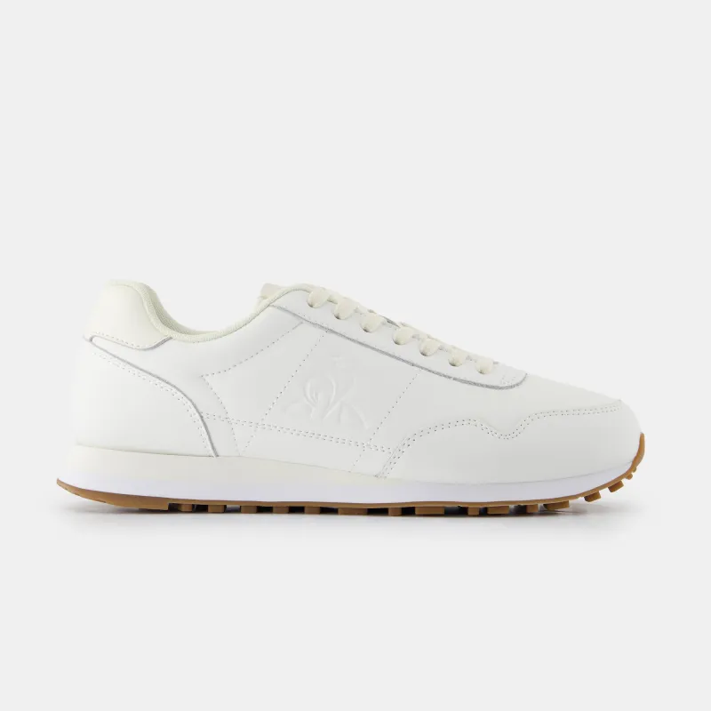 2520611-ASTRA_2 LEATHER optical white/gum | Chaussures ASTRA_2 LEATHER Homme sold by Le Coq Sportif