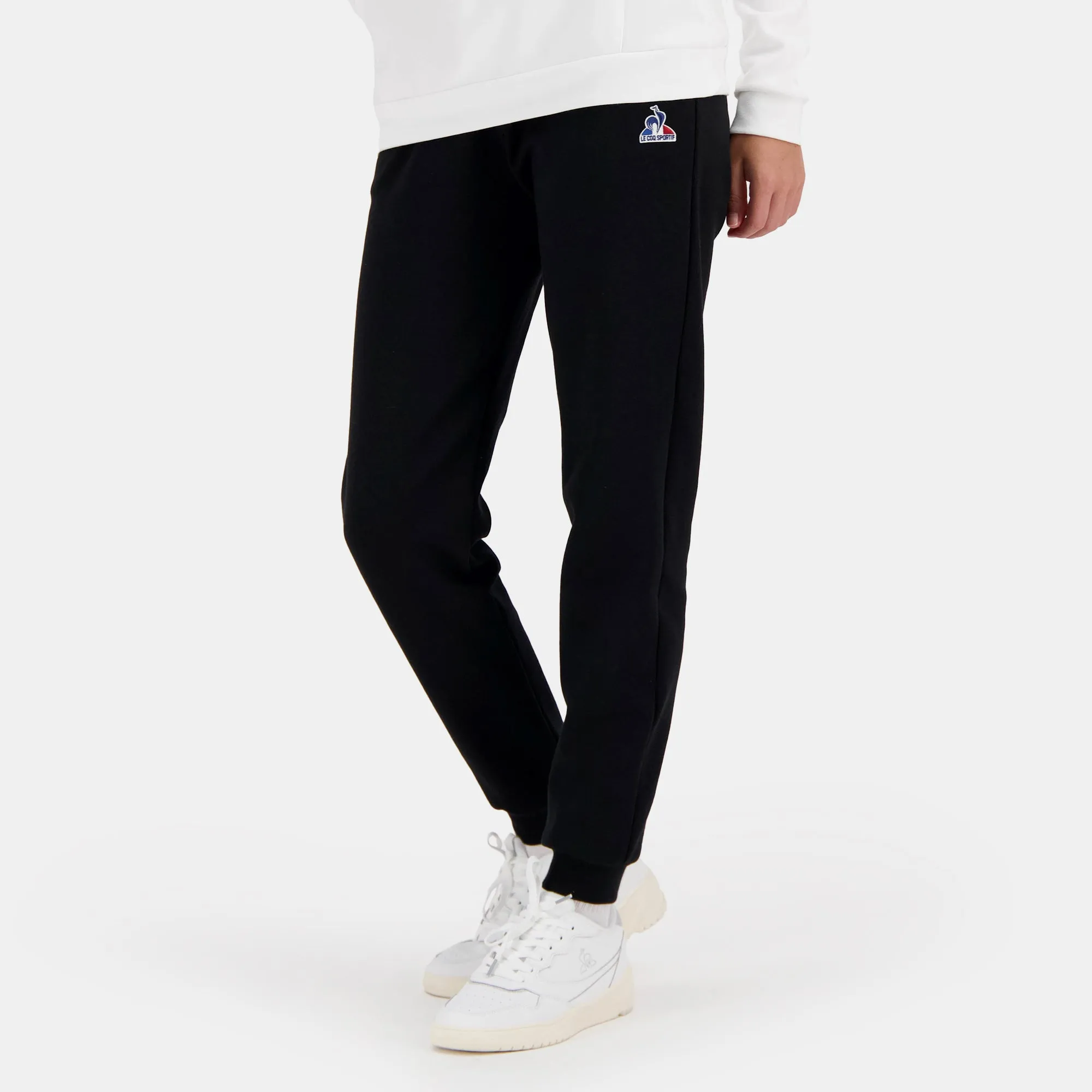 2510070-ESS Pant Regular N°1 W black | Pantalon Femme sold by Le Coq Sportif