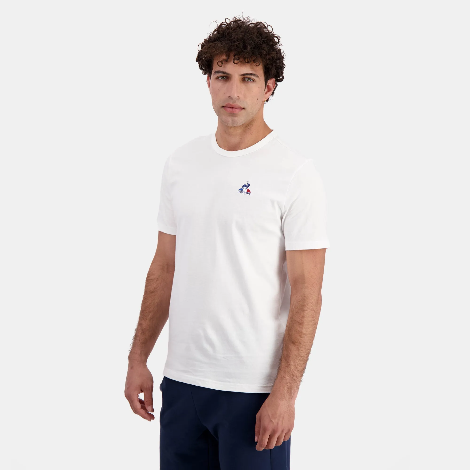 2422106-ESS Tee SS N°1 M new optical white | T-shirt Homme sold by Le Coq Sportif