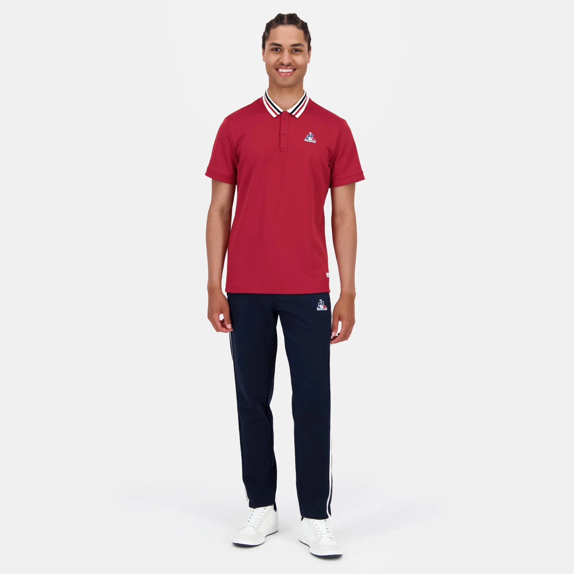 2520598-TRI LF Polo N°2 M rio red | Polo Homme sold by Le Coq Sportif product image thumbnail 3