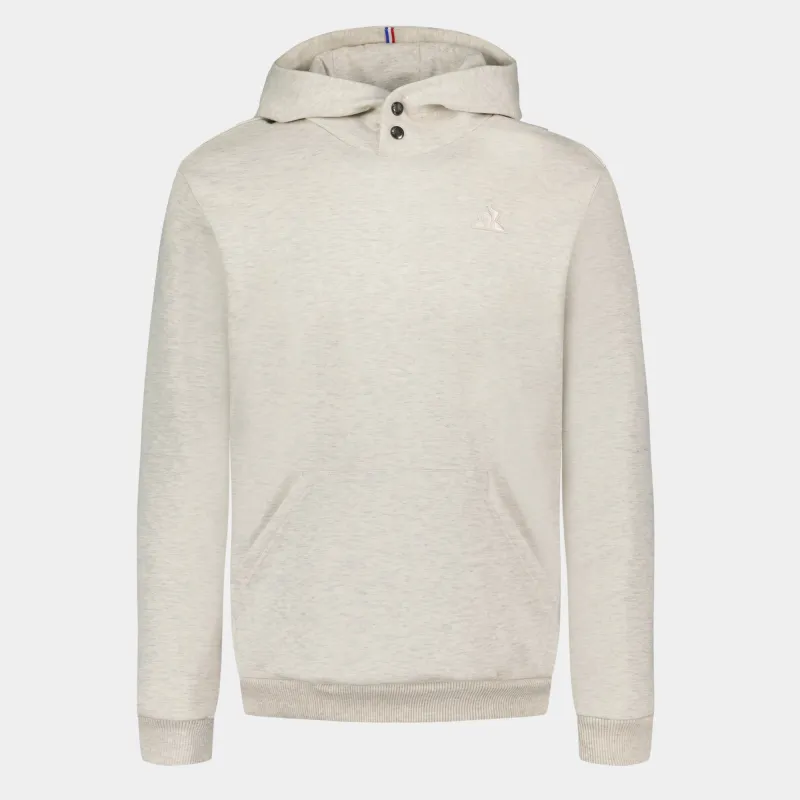 2520915-ESS T/T Hoody N°1 M beige chiné | Sweat à capuche Homme sold by Le Coq Sportif