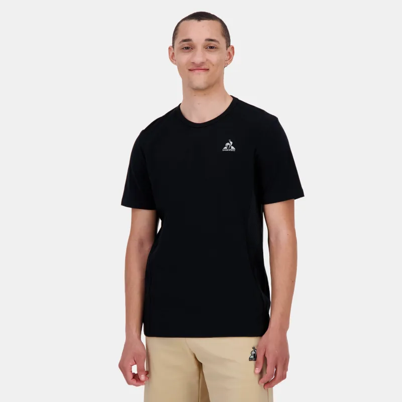 2520490-TECH SP Tee SS N°2 M black | T-shirt Homme made by Le Coq Sportif