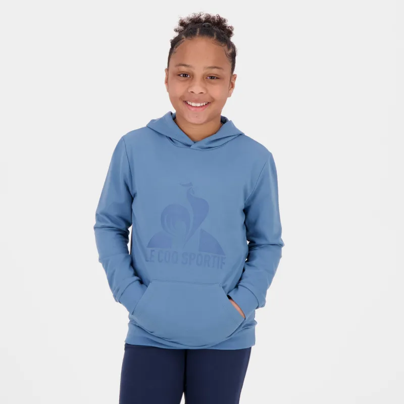 2520444-ESS Hoody N°1 Enfant copen blue | Sweat à capuche Enfant made by Le Coq Sportif
