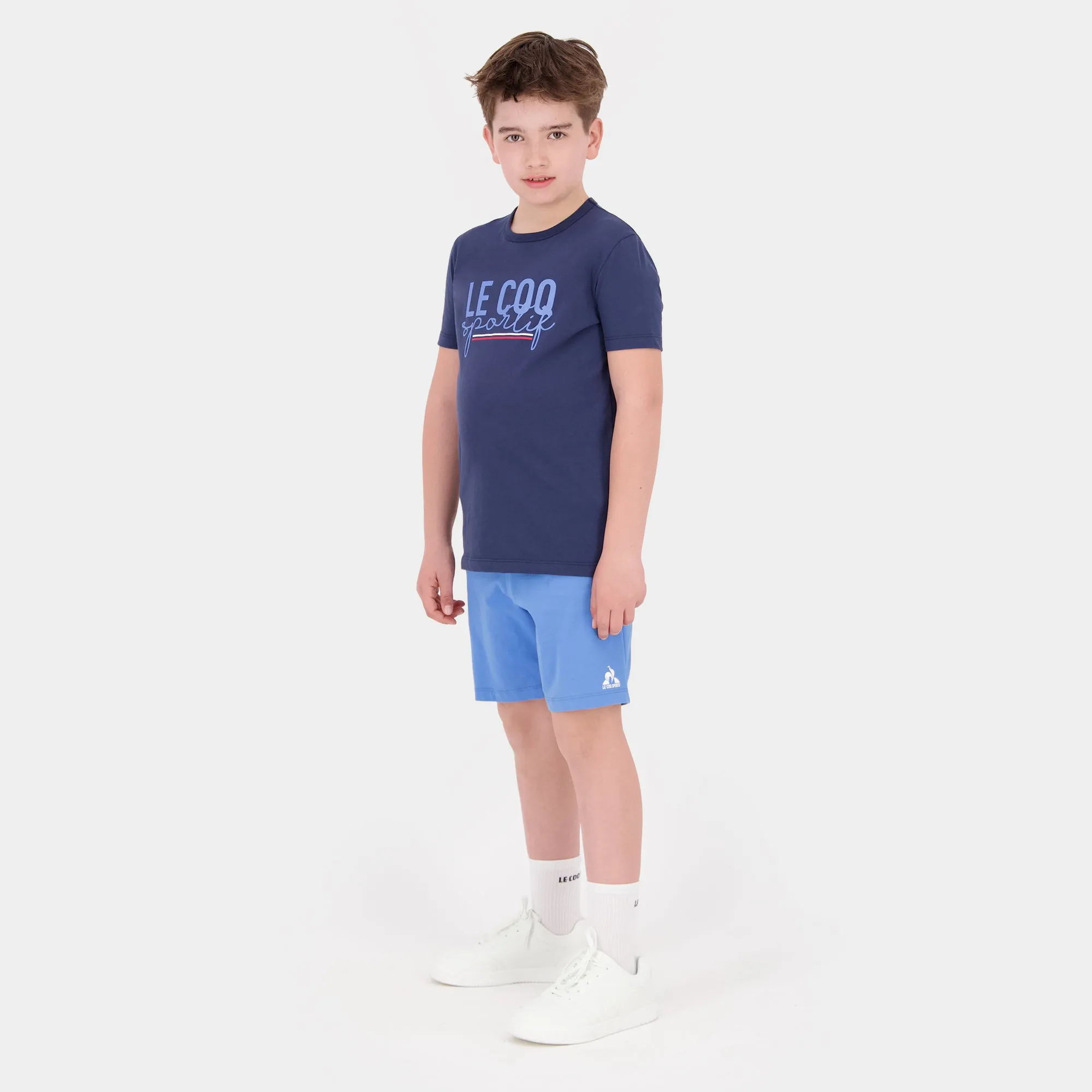 2520290-TRI Tee SS N°2 Enfant dress blues | T-shirt Enfant sold by Le Coq Sportif product image thumbnail 4