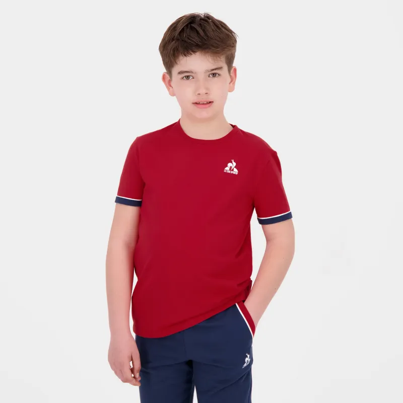 2520450-TRI Tee SS N°1 Enfant pur rouge | T-shirt Enfant sold by Le Coq Sportif