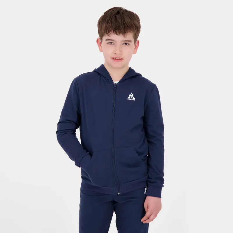 2520445-ESS FZ Hoody N°1 Enfant blue light | Sweat zippé à capuche Enfant sold by Le Coq Sportif