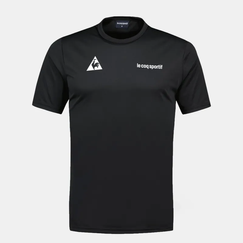 2521207-WH Sport Jersey SS N°1 M black | Maillot Homme sold by Le Coq Sportif