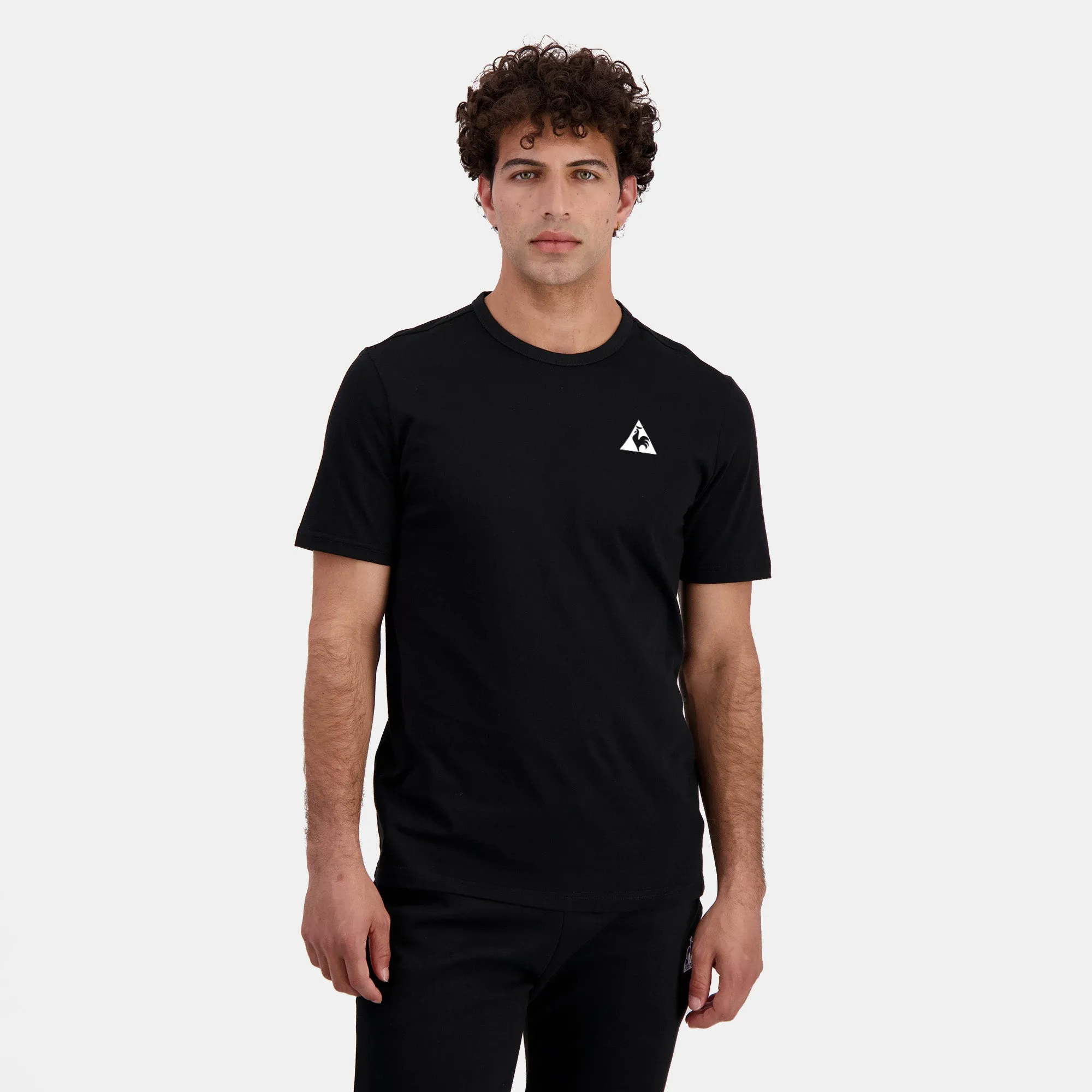 2521174-WH Tee SS N°1 M black | T-shirt Homme sold by Le Coq Sportif