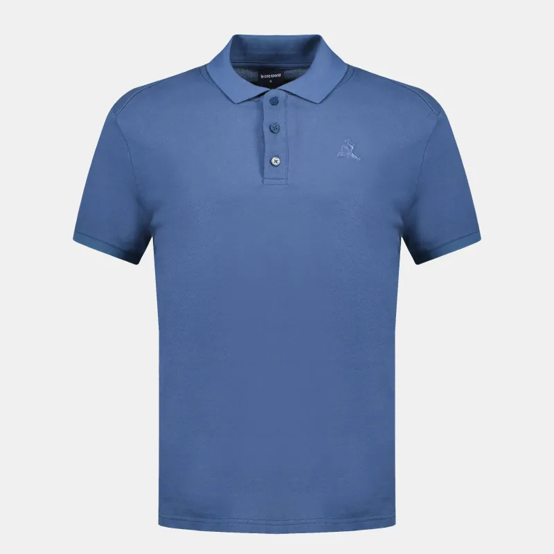2520907-ESS T/T Polo SS N°1 M blue horizon | Polo Homme sold by Le Coq Sportif