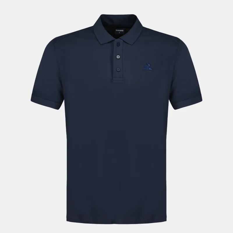 2520906-ESS T/T Polo SS N°1 M sky captain | Polo Homme sold by Le Coq Sportif
