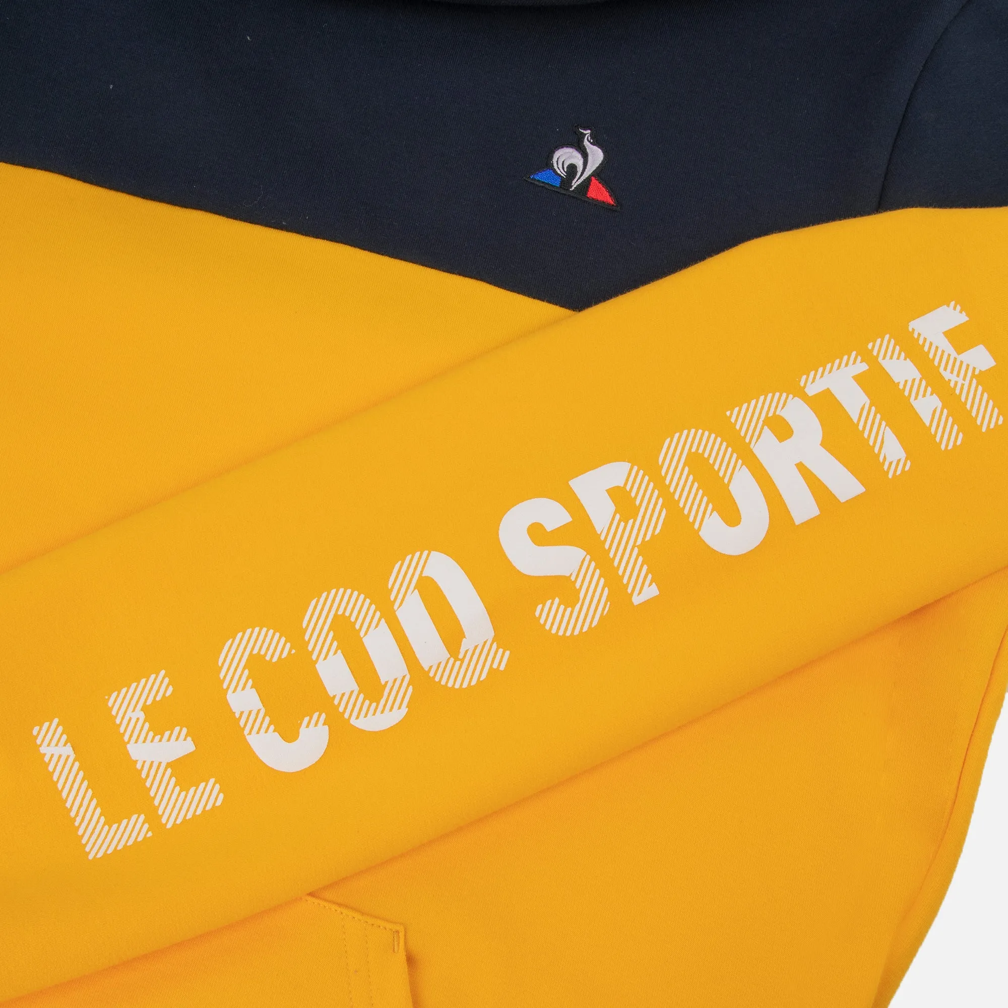 2310996-SPE Hoody N°28 M sky captain/lemon chrom | Sweat à capuche Homme sold by Le Coq Sportif product image thumbnail 5