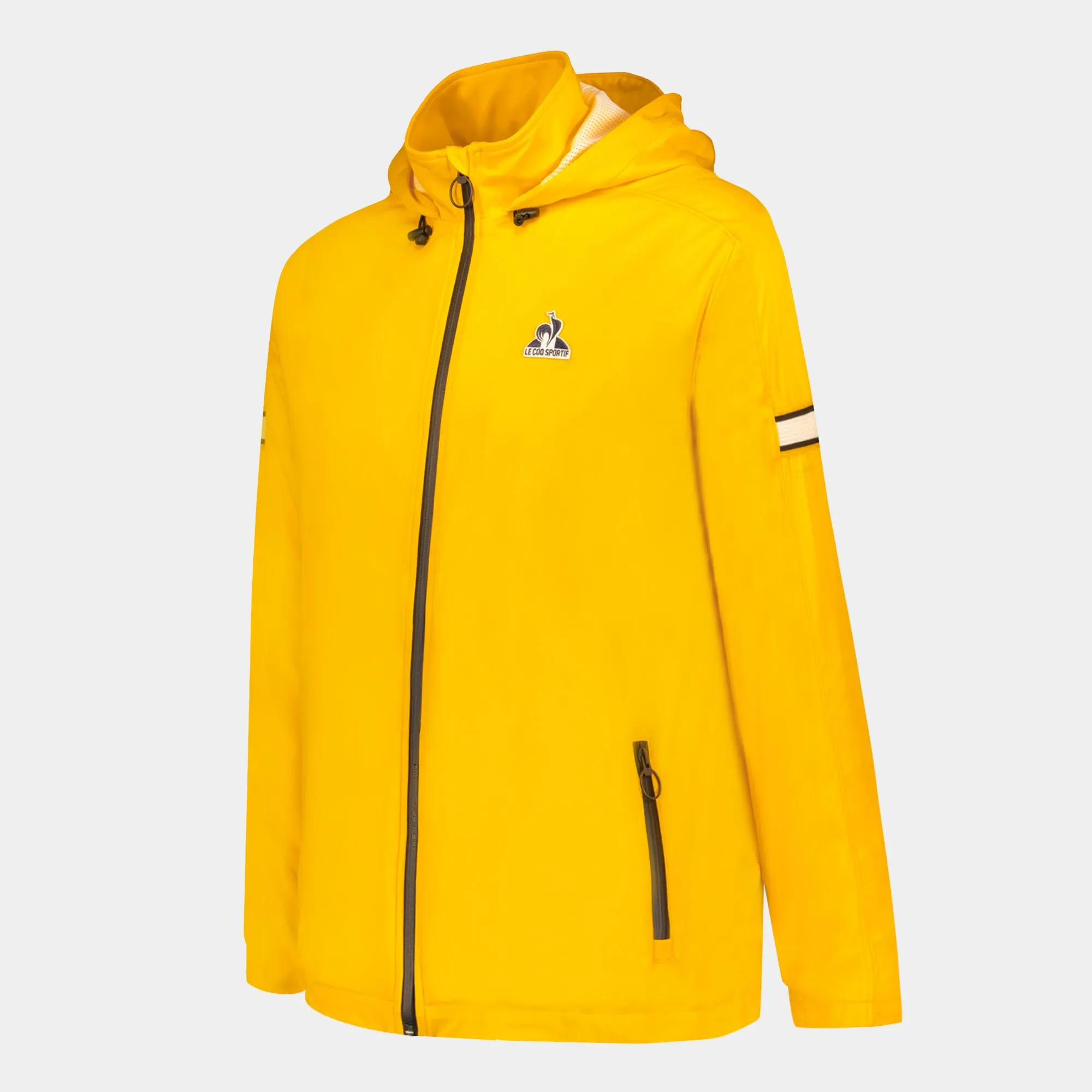 2520891-HERITAGE LF Rain Jacket N°1 M amber yell | Veste de pluie imperméable Unisexe sold by Le Coq Sportif product image thumbnail 3
