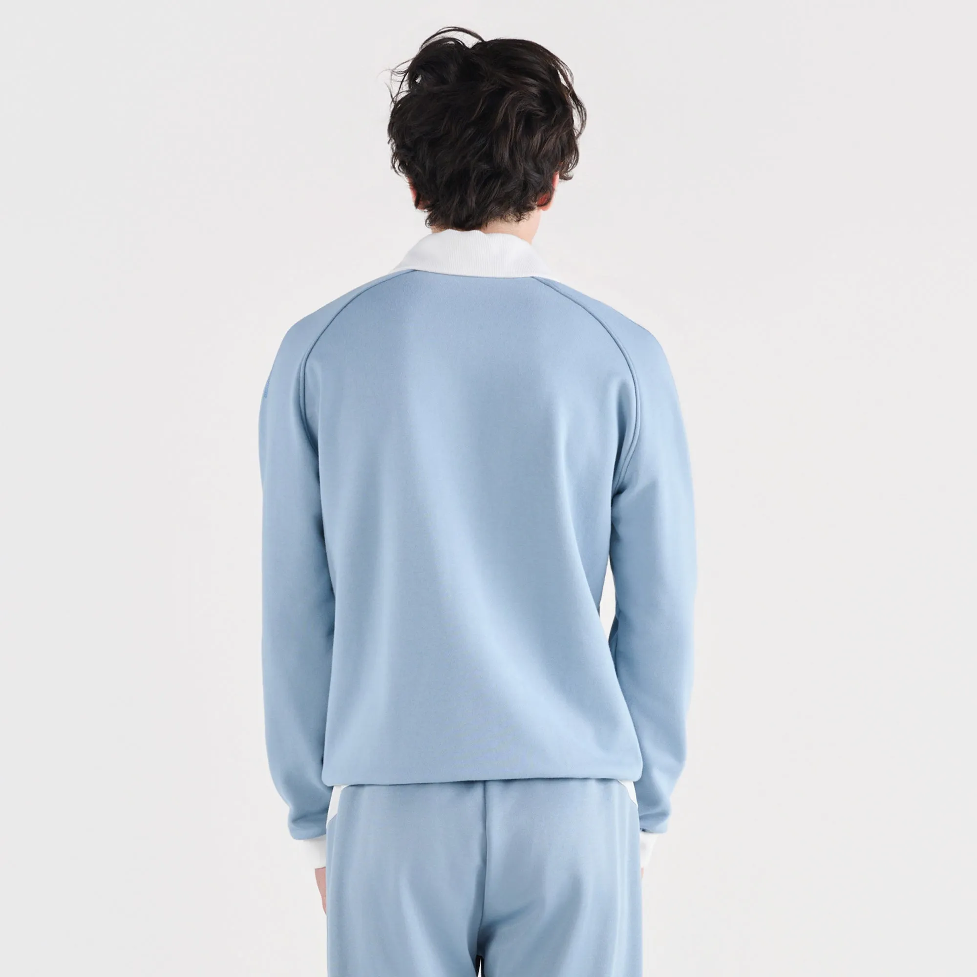 2610215-EFRP 26 Sweat N°1 M ashley blue/marshmal | Sweat rétro paralympique col zippé Homme sold by Le Coq Sportif product image thumbnail 2