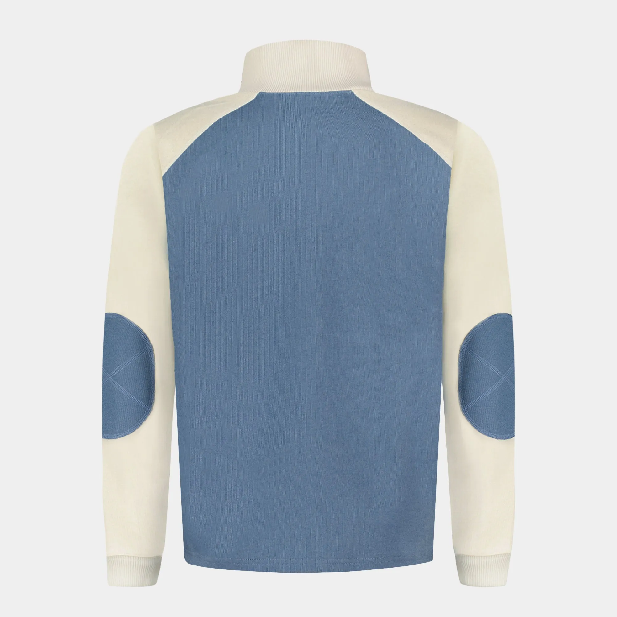 2610197-EFRO 26 Polo LS N°1 M bering sea/bleache | Polo manches longues à col zippé Homme sold by Le Coq Sportif product image thumbnail 3