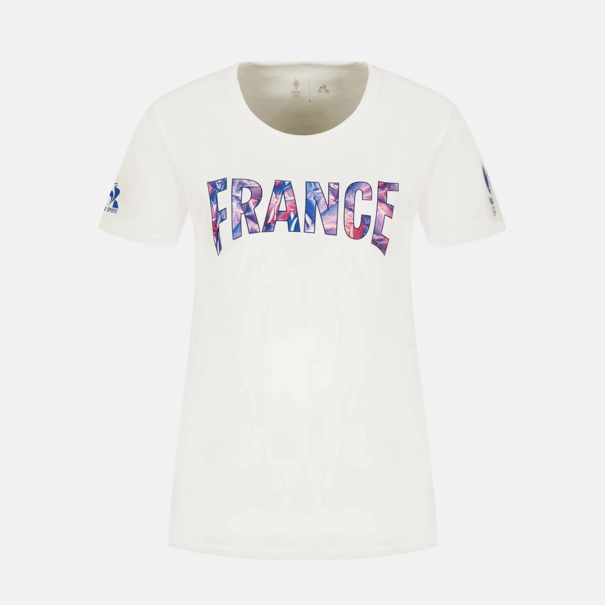 2610194-EFRO 26 Tee SS N°1 W marshmallow | T-shirt imprimé FRANCE Femme sold by Le Coq Sportif product image thumbnail 2