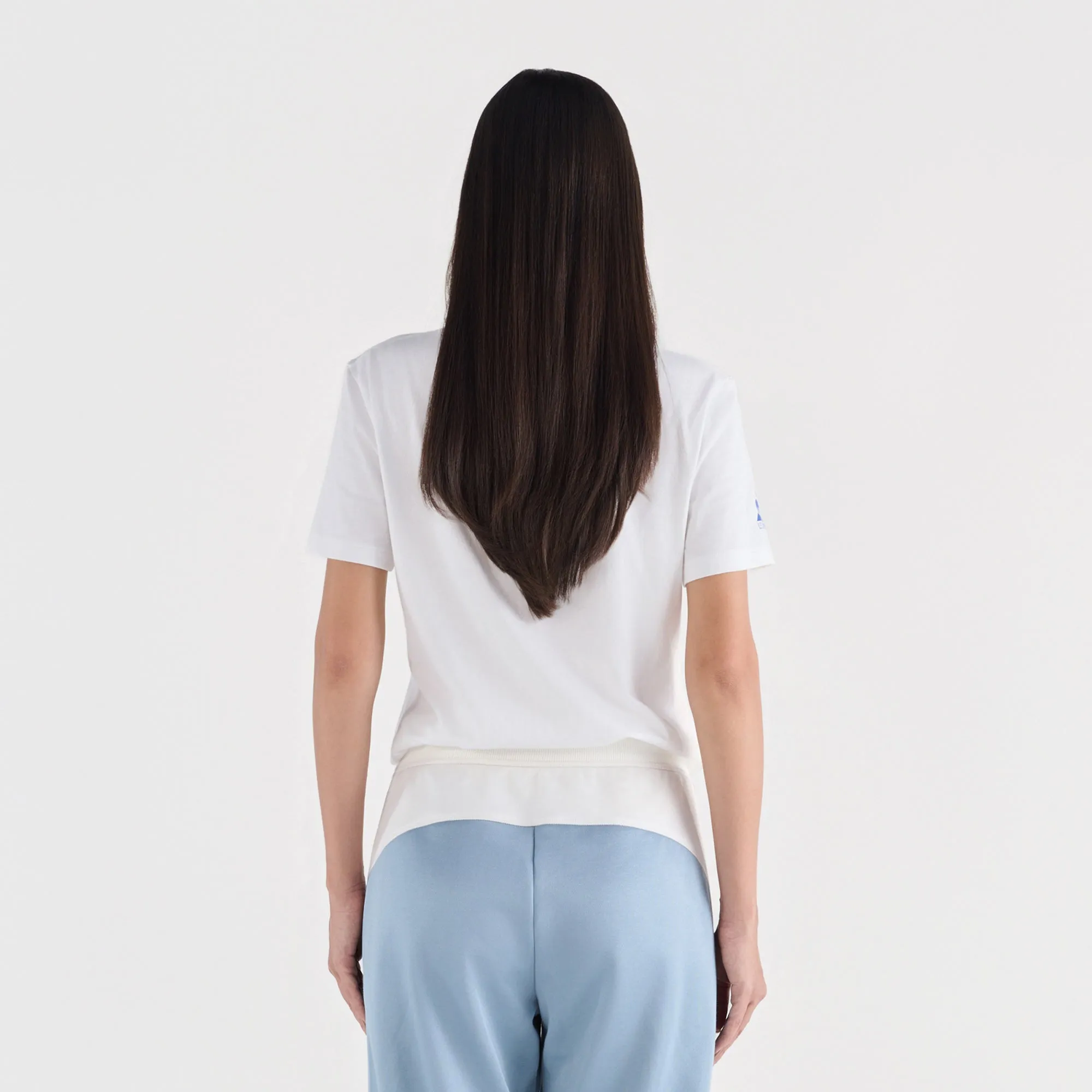 2610194-EFRO 26 Tee SS N°1 W marshmallow | T-shirt imprimé FRANCE Femme sold by Le Coq Sportif product image thumbnail 4