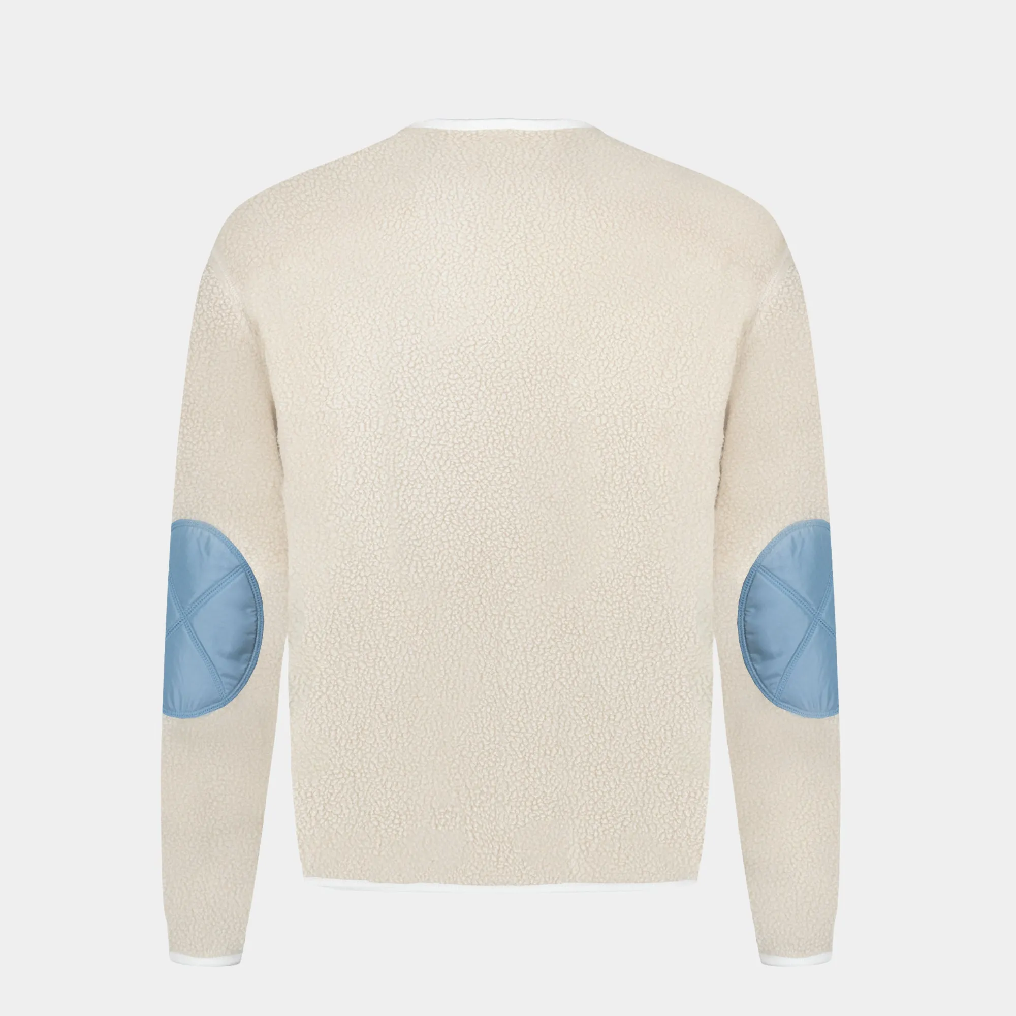 2610166-EFRO 26 Veste Zippée Sherpa N°1 M beige | Veste zippée sherpa en polaire coupe loose Unisexe sold by Le Coq Sportif product image thumbnail 3