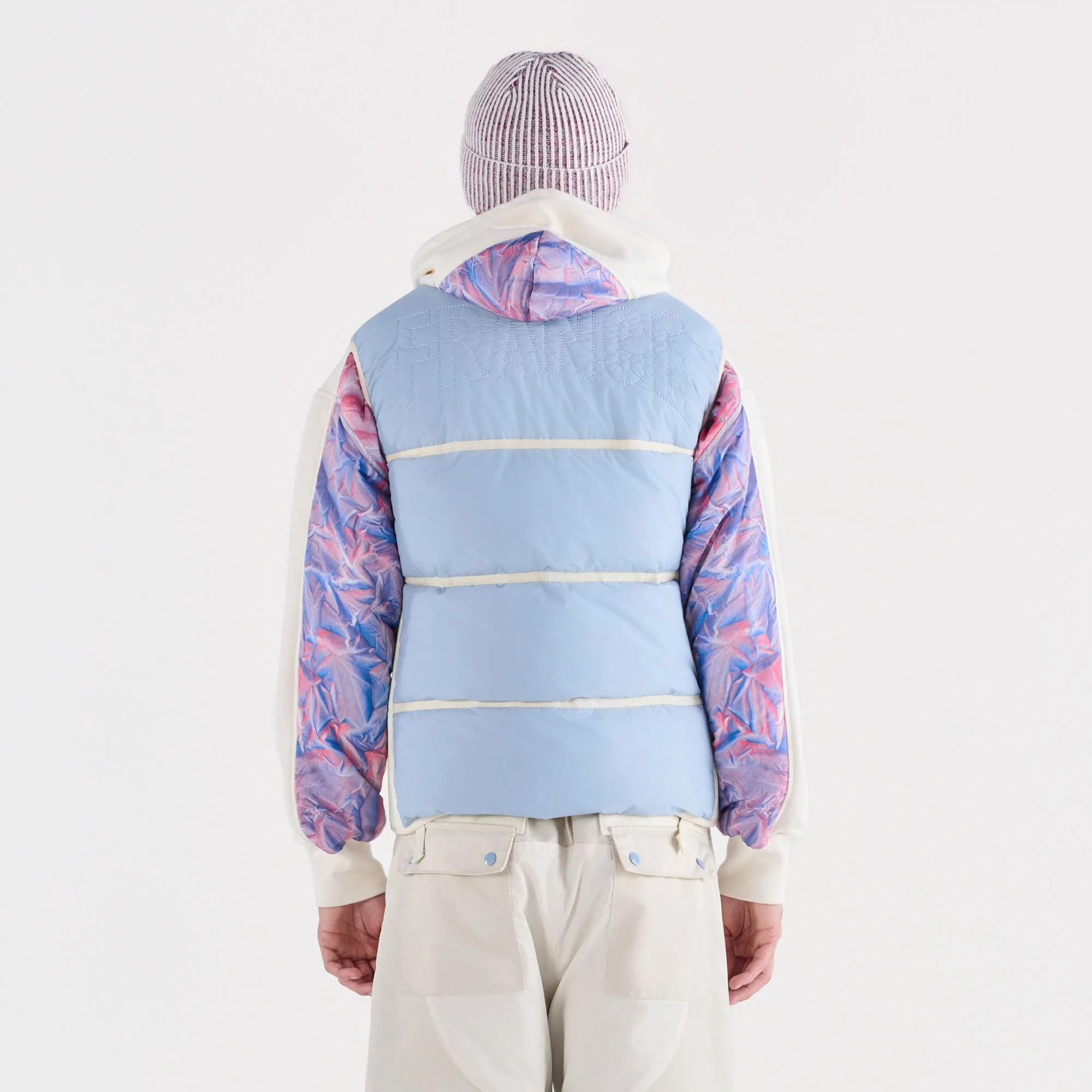 2610164-EFRO 26 Doudoune SL N°1 M ashley blue | Doudoune sans manche déperlante Unisexe sold by Le Coq Sportif product image thumbnail 4