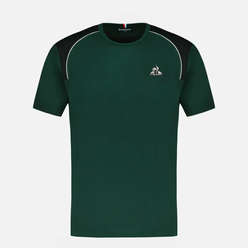 2610133-COQ D'ARGENT SP Tee SS N°1 M scarab | T-shirt Homme sold by Le Coq Sportif