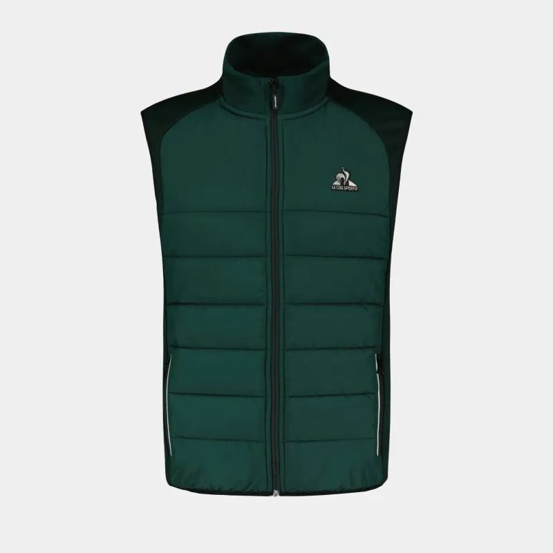 2610256-HYBRIDE Doudoune SL N°1 M scarab | Doudoune sans manche Homme sold by Le Coq Sportif