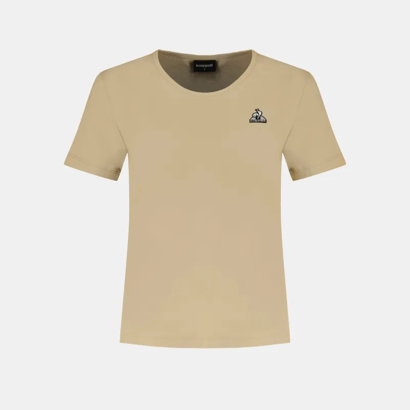 2610141-CONTEMPORAIN SP Tee SS N°1 W safari | T-shirt Femme sold by Le Coq Sportif