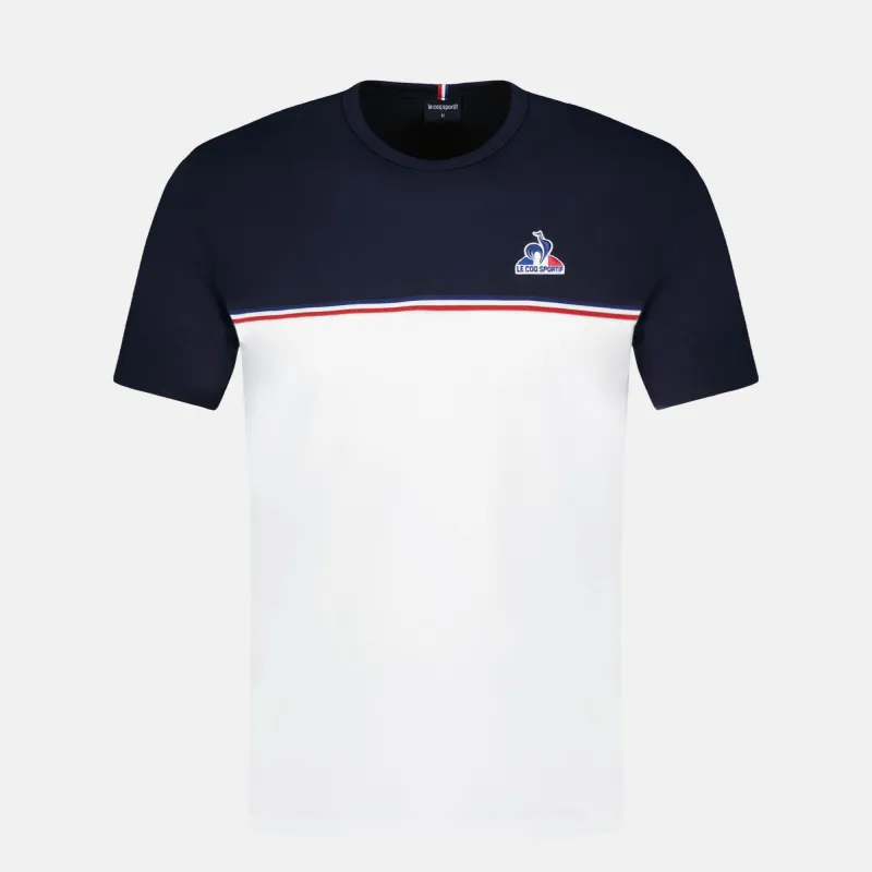 2610118-TRI SP Tee SS N°1 M sky captain/new opti | T-shirt Homme sold by Le Coq Sportif
