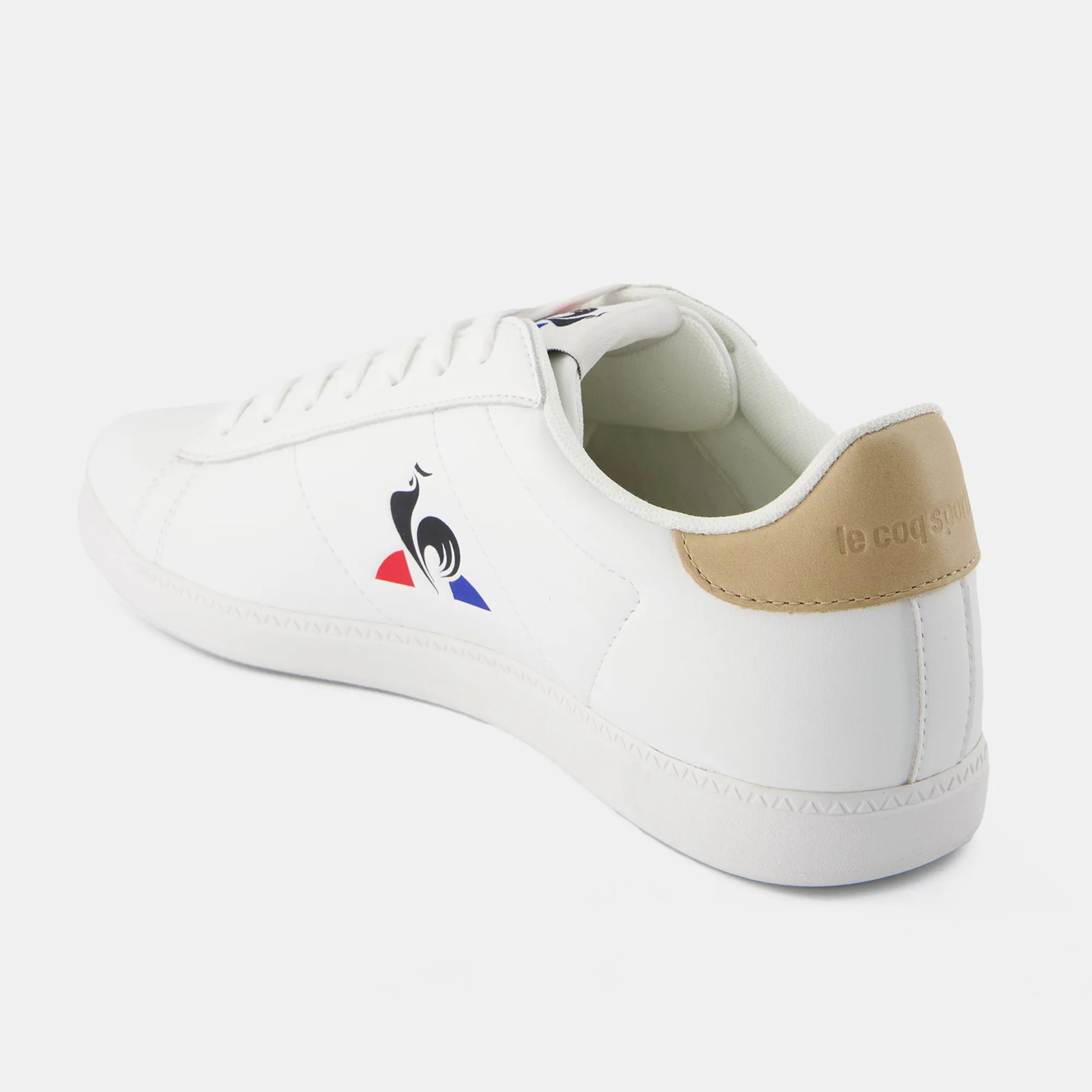 2610458-COURTSET optical white/tan | Chaussures COURTSET Unisexe sold by Le Coq Sportif product image thumbnail 3