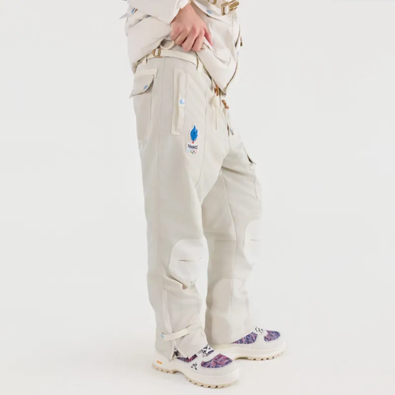 2610589-EFRO 26 Pant Chaud N°1 M turtledove | Pantalon chaud Podium Unisexe sold by Le Coq Sportif