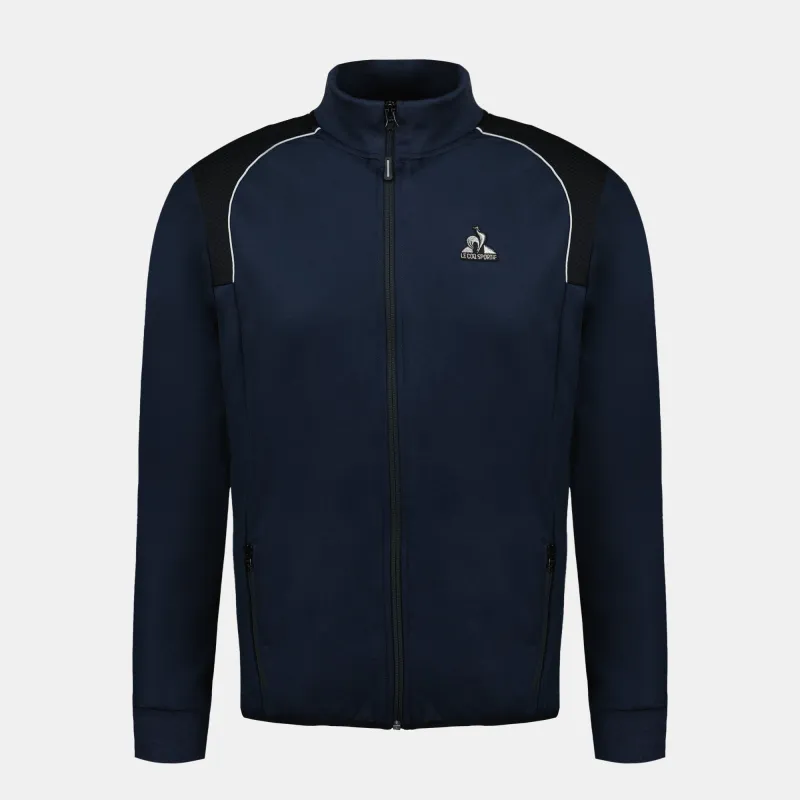 2610134-COQ D'ARGENT SP FZ Sweat N°1 M sky capta | Sweat zippé Homme sold by Le Coq Sportif