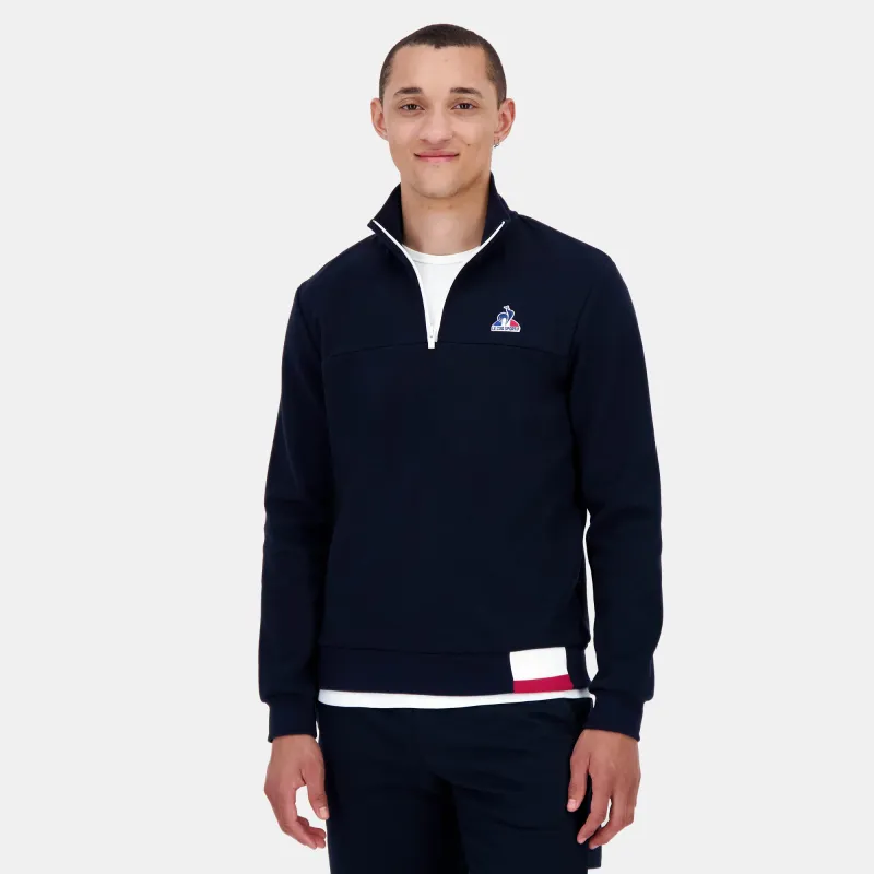 Sweat à capuche Homme Tricolore double face made by Le Coq Sportif