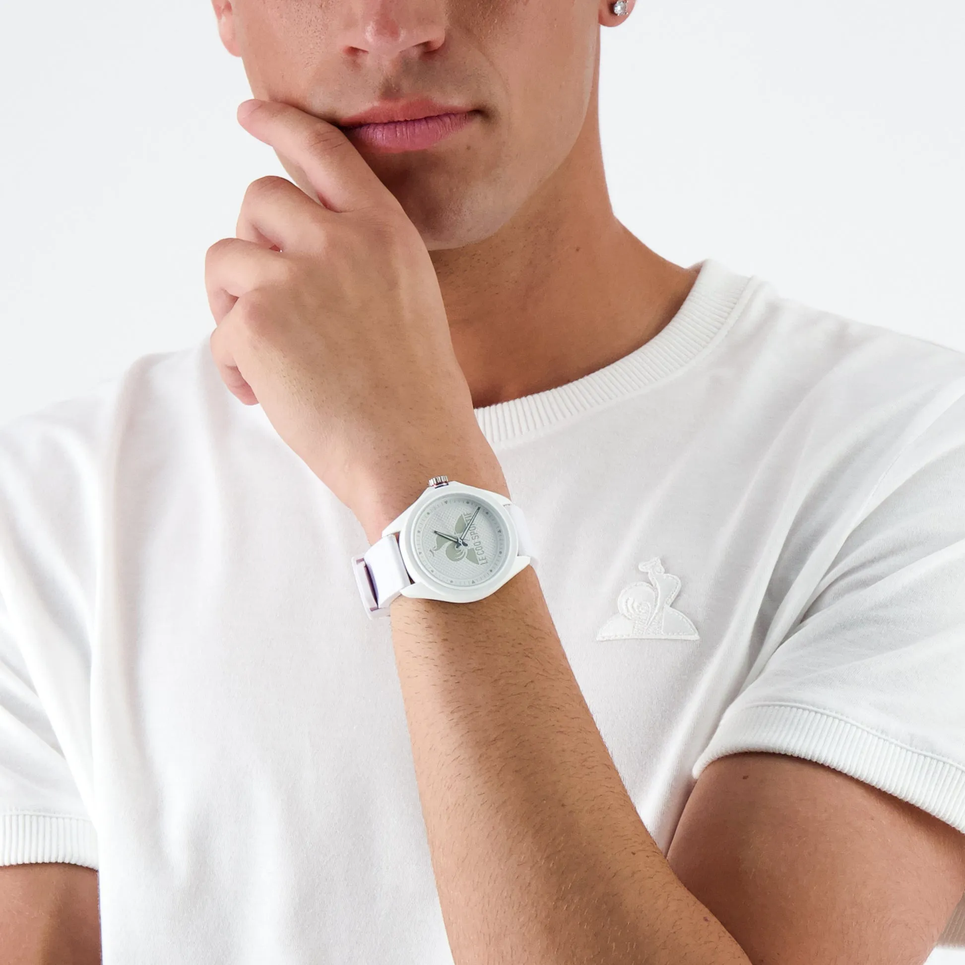 2411144-MONOCHROME Montre N°1 M blanc | Accessoire Homme sold by Le Coq Sportif
